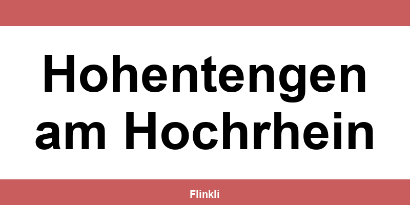 Kontakt zum DHL service point in Hohentengen am Hochrhein